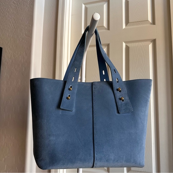 FRAME Les Second Medium Suede Tote - Picture 2 of 15